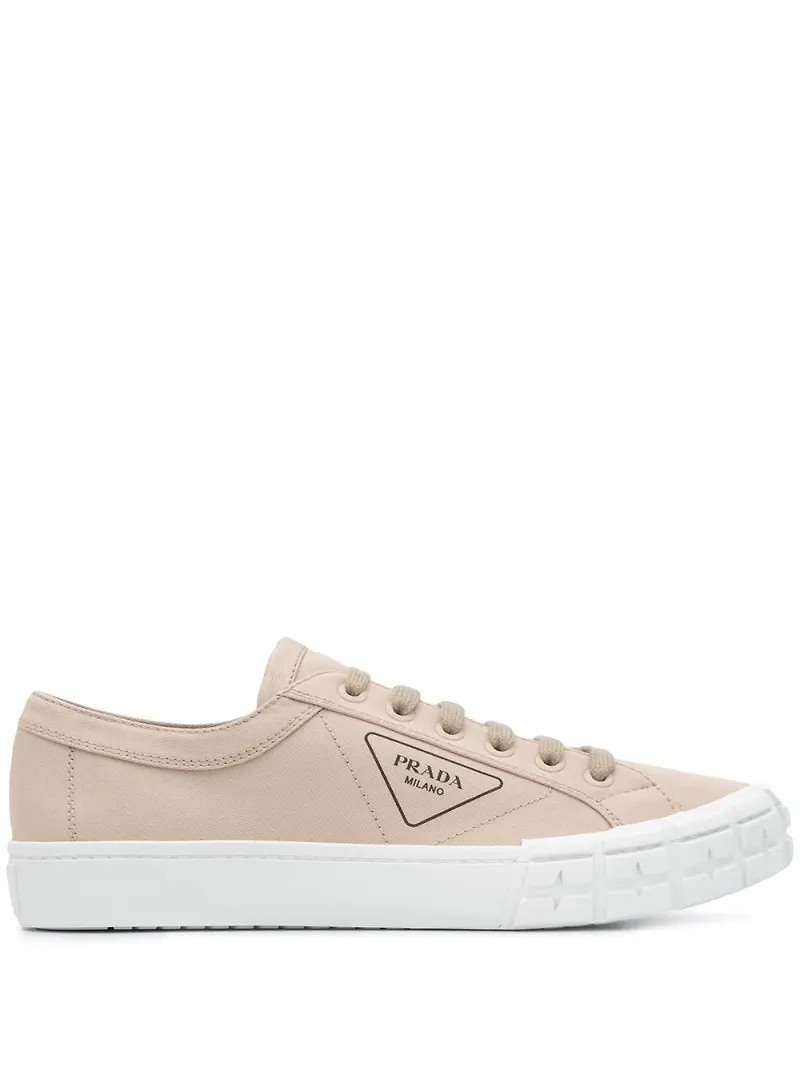 Prada Wheel Vulcanizzato låga sneakers - Neutral