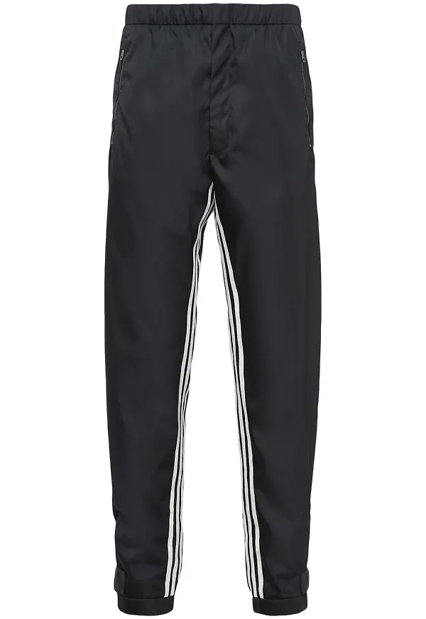 Prada x adidas sweatpants med triangelformad logotyp - Svart