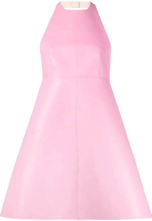 Prada ärmlös utsvängd klänning - Rosa