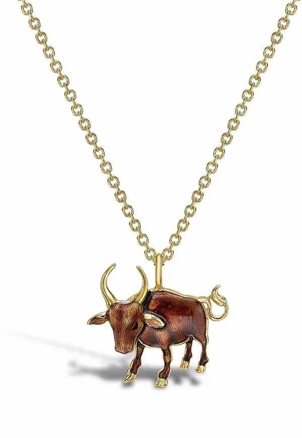 Pragnell halsband i 18K gult guld - Guldfärgad