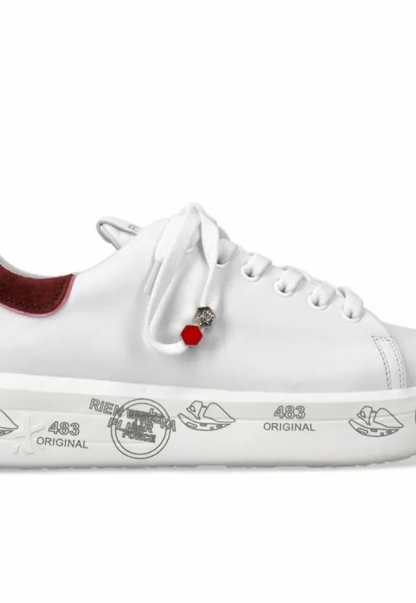 Premiata - Sneakers - Vit - Dam - Storlek: 37 Eu,36 EU
