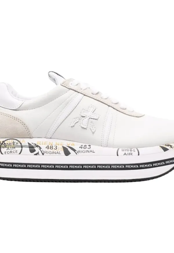 Premiata Sneakers Beige, Dam