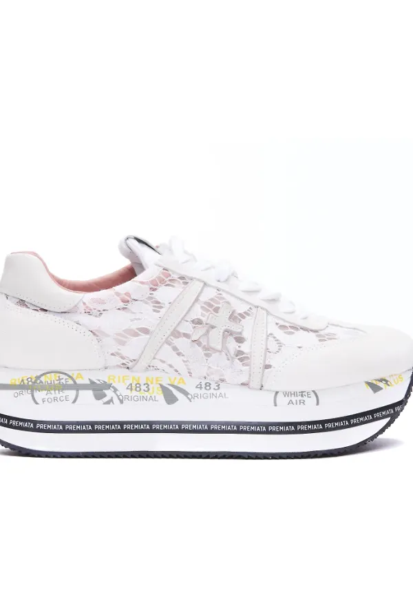 Premiata Sneakers Vit, Dam