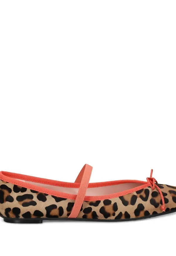 Pretty Ballerinas leopardmönstrade ballerinaskor - Brun