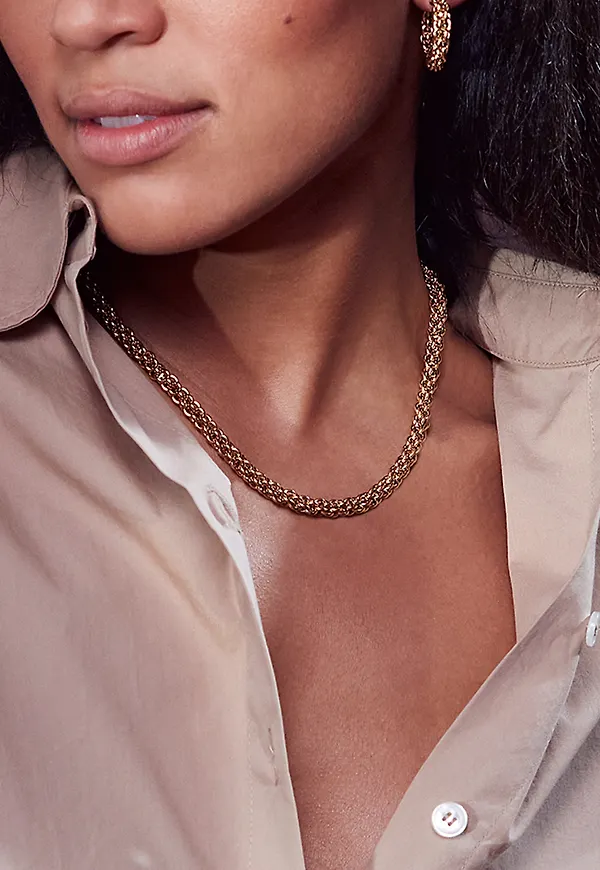 Prim necklace gold