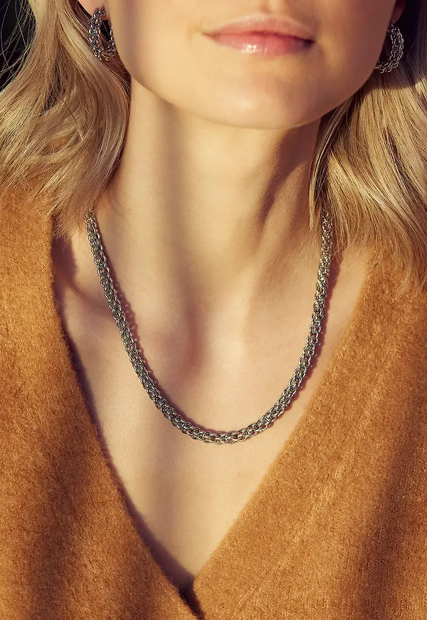 Prim necklace steel
