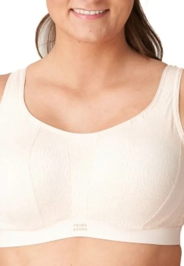 PrimaDonna BH The Gym Underwired Sport Bra Creme F 80 Dam