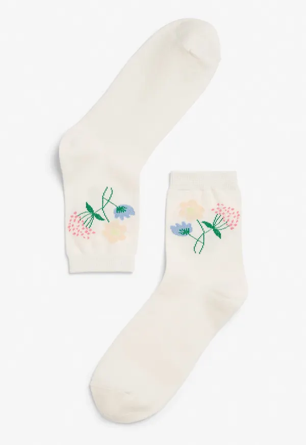 Print socks - Orange