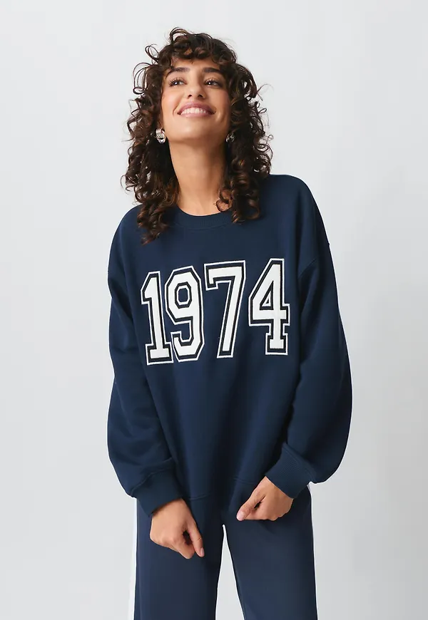 Printed sweater
