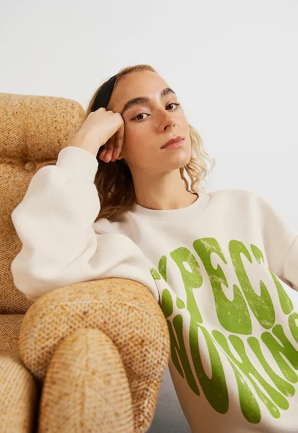 Printed sweater