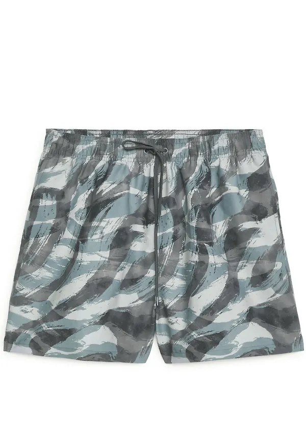 Printed Swim Shorts - Yellow