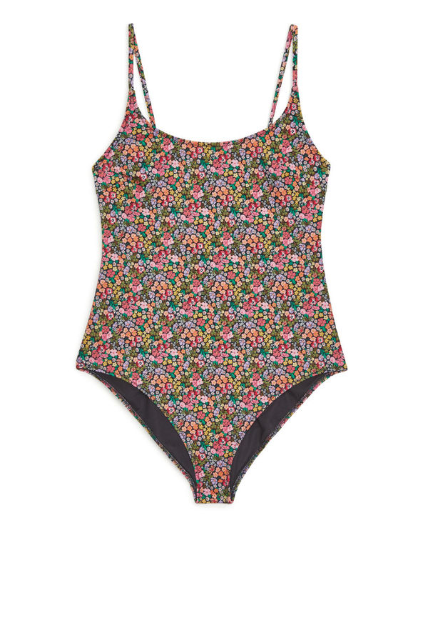 Printed Swimsuit - Blue