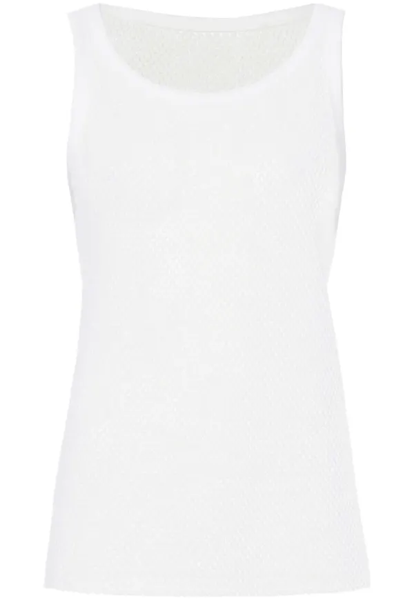 Proenza Schouler Kiki perforerat linne - Vit