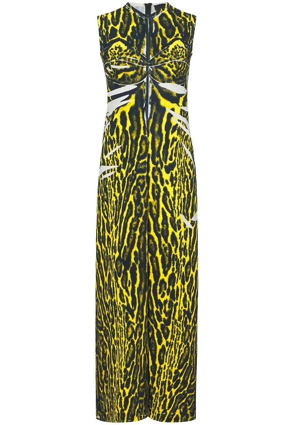 Proenza Schouler leopard-print sleeveless dress - Gul