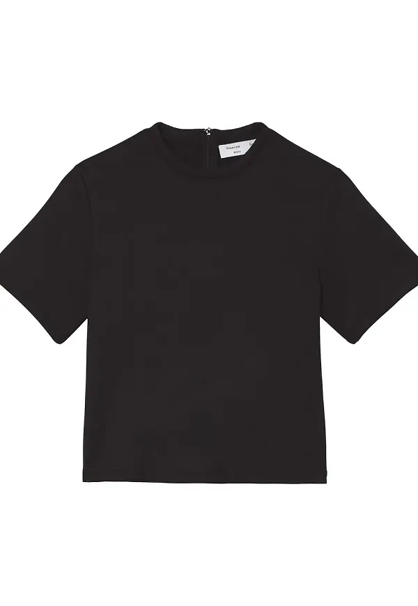 Proenza Schouler White Label croppad t-shirt - Svart