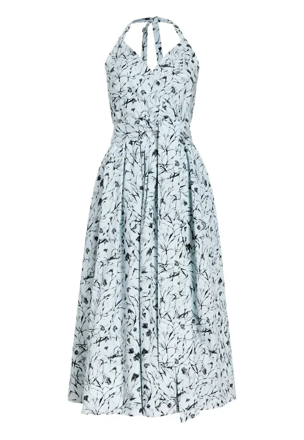 Proenza Schouler White Label Ellison midiklänning - Blå