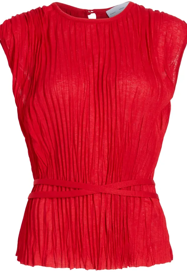 Proenza Schouler White Label Lyra topp - Röd