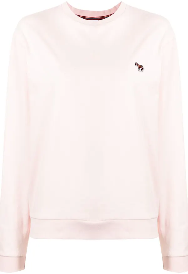 PS Paul Smith sweatshirt med zebramotiv - Rosa