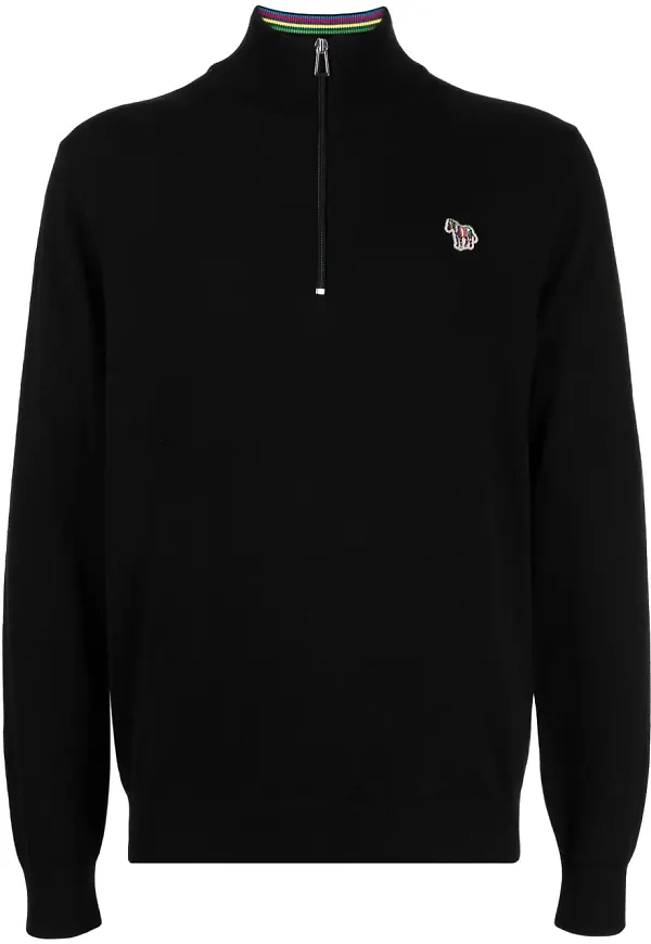 PS Paul Smith tröja med zebraapplikation - Svart