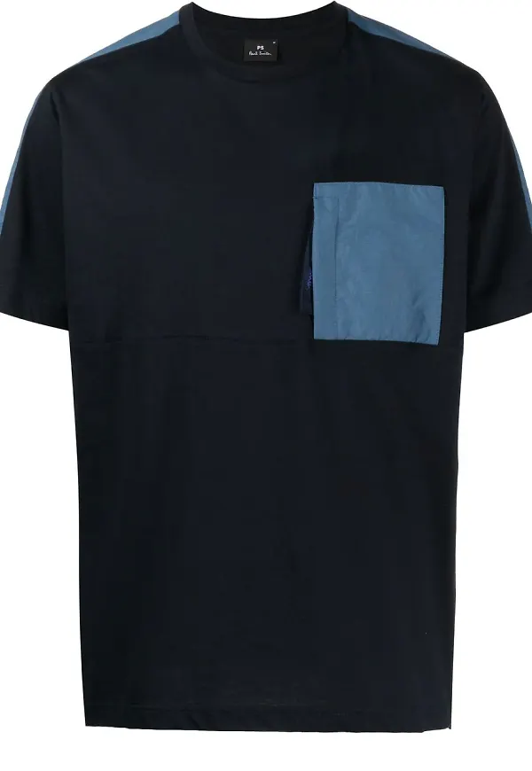 PS Paul Smith tvåfärgad t-shirt - Blå
