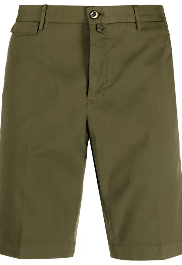 PT Torino knälånga chinosshorts - Grön