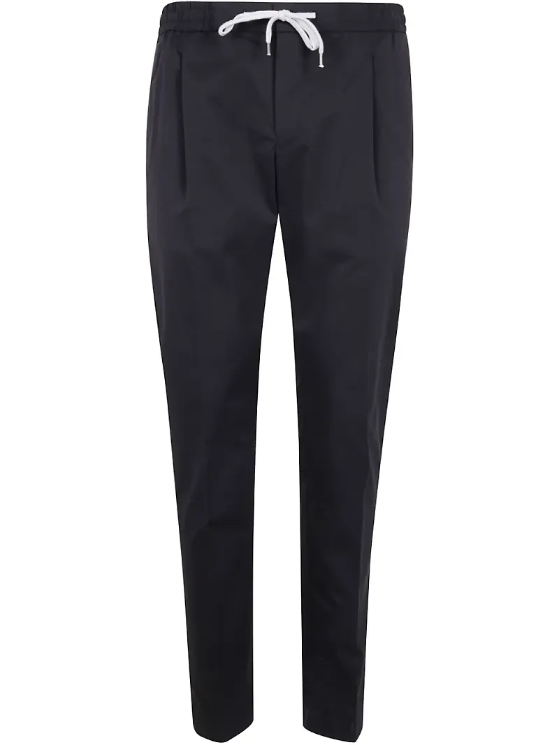 PT Torino plisserade slacks - Svart