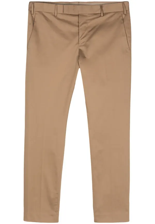 PT Torino slacks med fjäderhänge - Brun