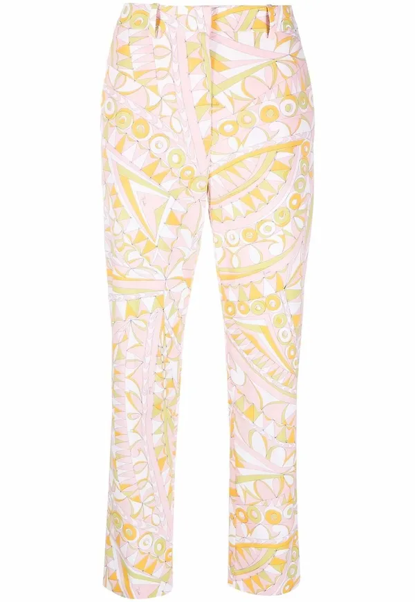 PUCCI Bandierine trekvartsbyxor - Rosa