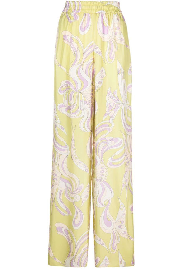 PUCCI Farfalle palazzo-byxor - Grön