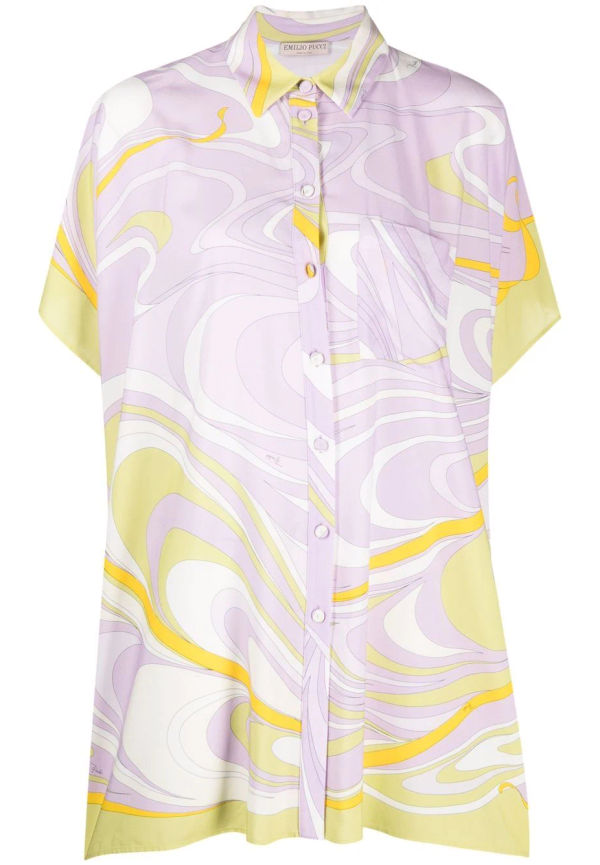 PUCCI mönstrad kaftan - Lila