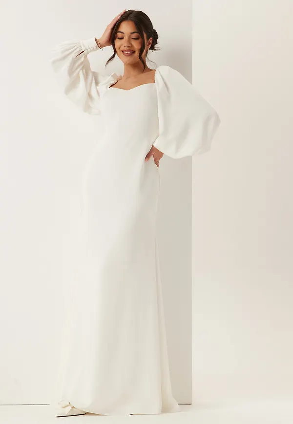 Puff Sleeve Wedding Gown – Bubbleroom