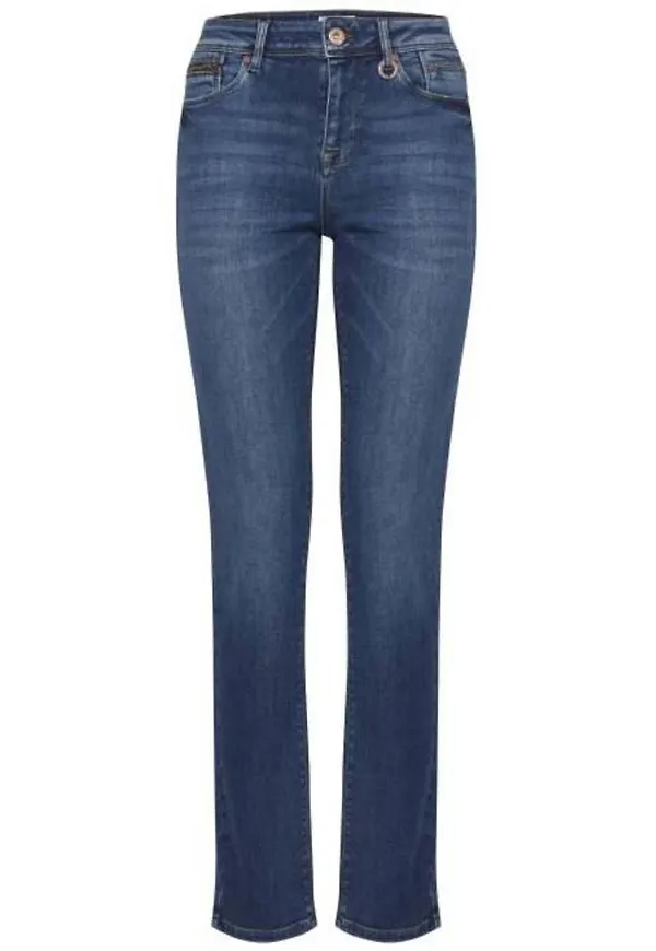 Pulz Jeans - Skinny Jeans - Blå - Dam - Storlek: W35,W34,W26,W25,W27,W30,W28