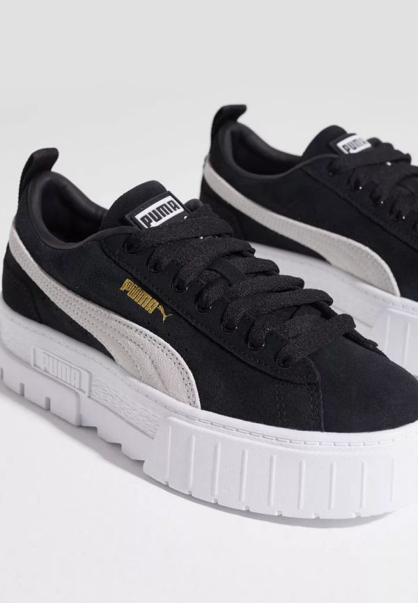Puma - Platåsneakers - Black/White - Mayze Wn's - Sneakers