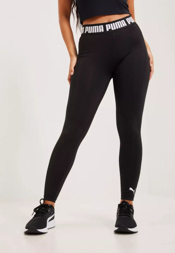 Puma - Träningstights - Black - Train Puma Strong High Waist F - Träningskläder - Training Tights