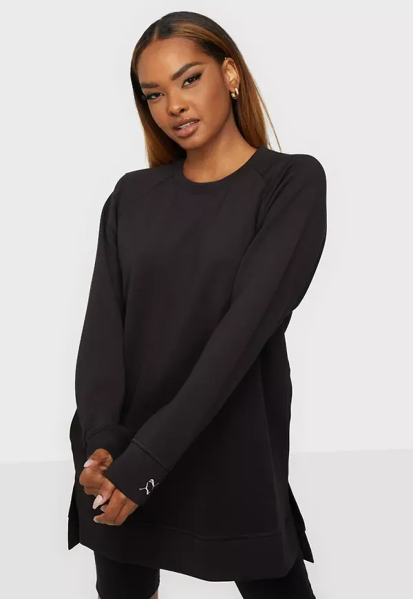 Puma - Träningströjor - Black - EXHALE Oversized Coverup - Träningskläder - Training Tops
