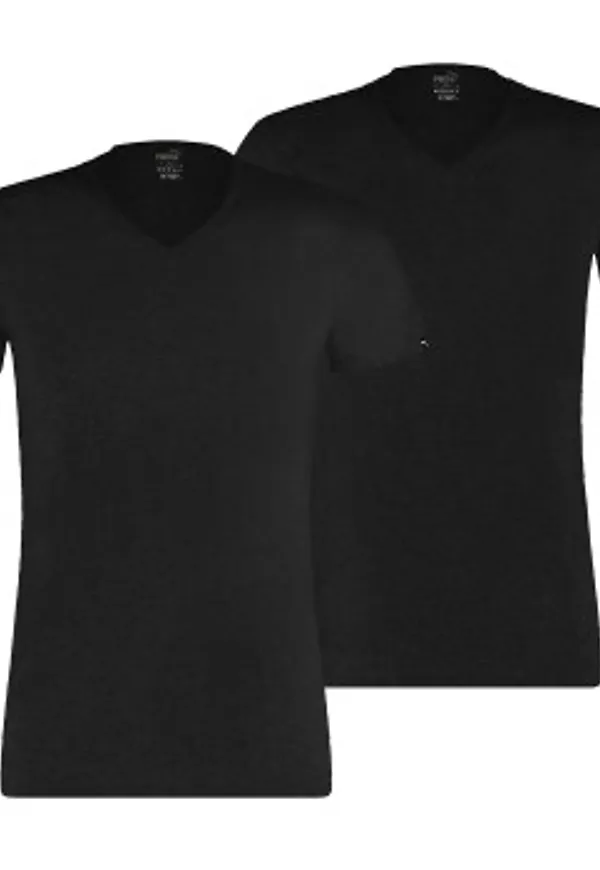 Puma 2P Basic V-neck Tee Svart bomull Medium Herr