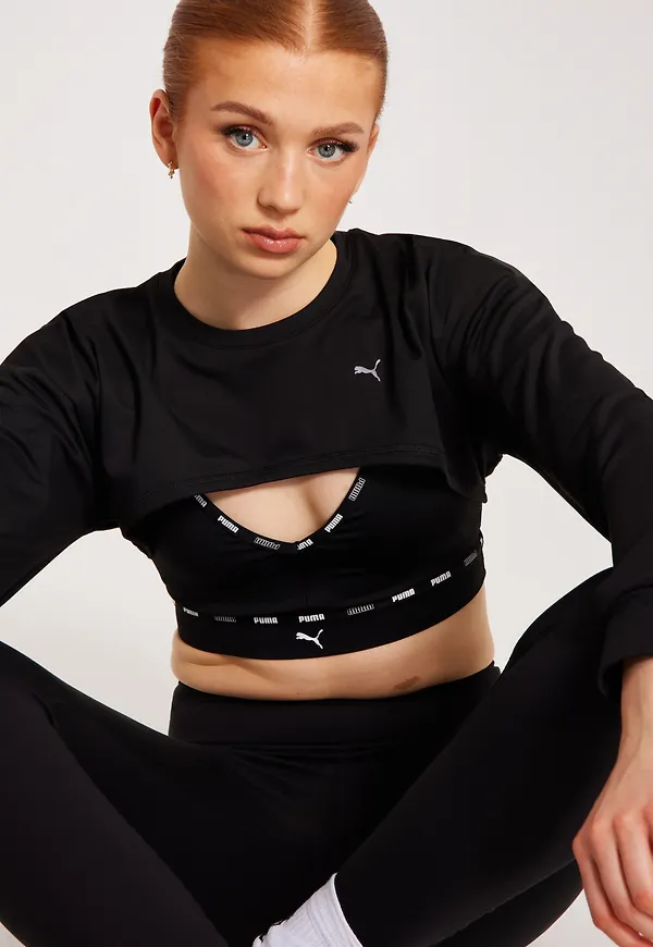 Puma - Svart - Forever Luxe Cloudspun Crop