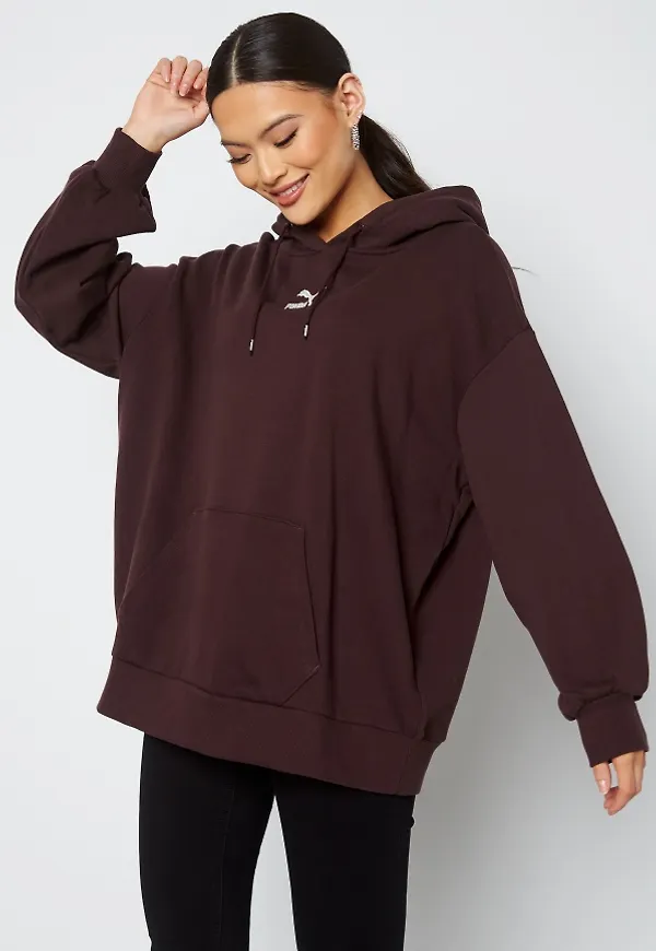 PUMA Classics Oversized Hoodie 021 Brown S