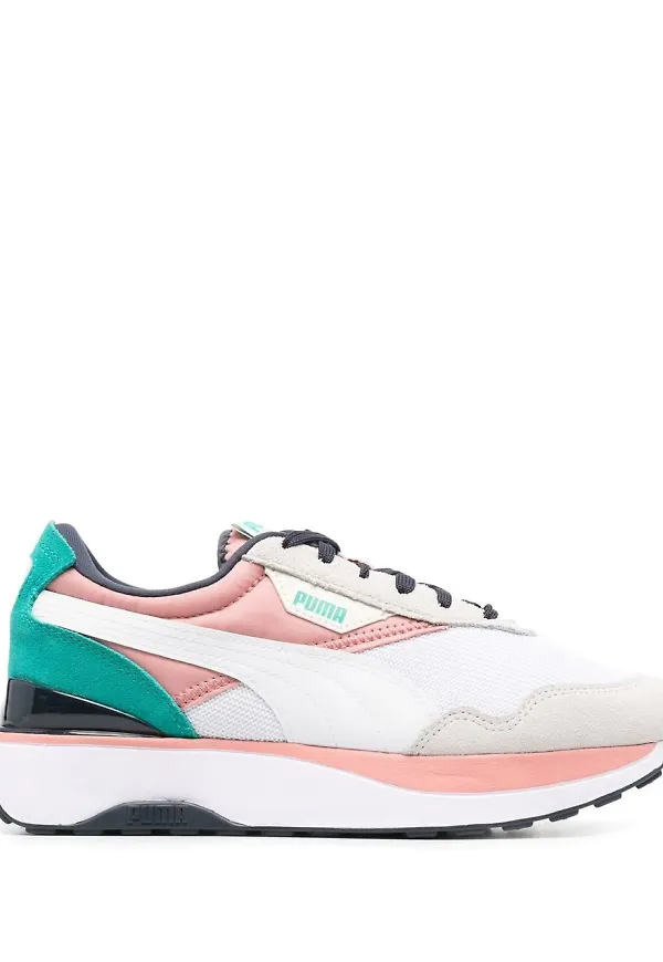 PUMA Cruise Rider sneakers med panel - Vit