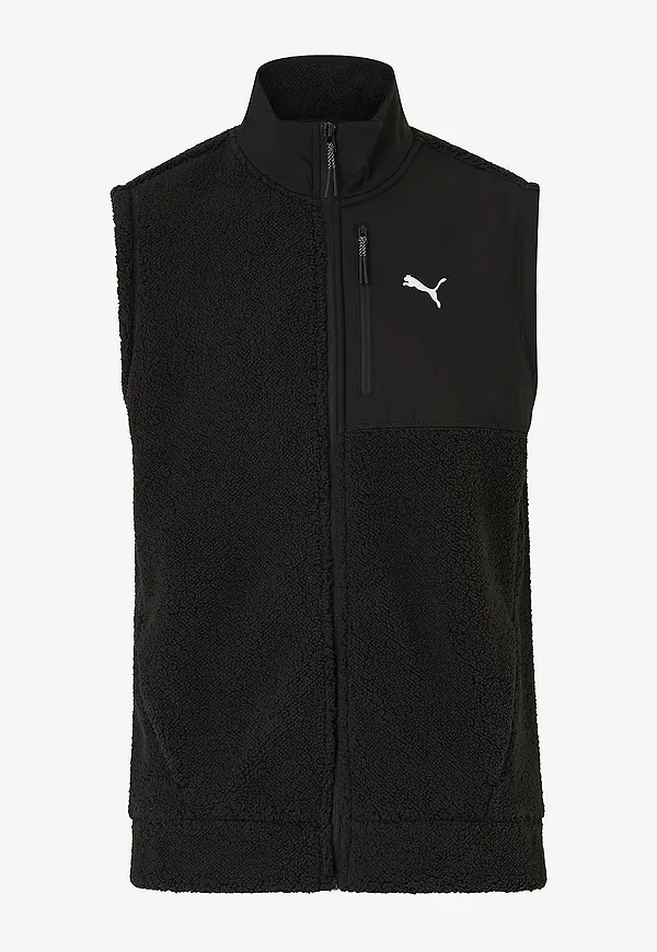 Puma - Fleeceväst Open Road Winterized Gilet - Svart