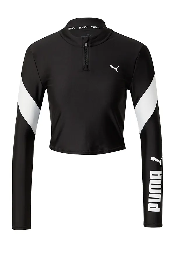 PUMA Funktionstopp svart / vit