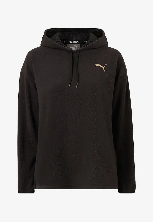 Puma - Huvtröja Logo Love Hoody - Svart