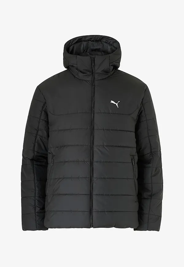 Puma - Jacka Ess Hooded Padded Jacket - Svart