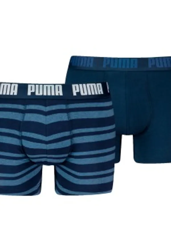 Puma Kalsonger 2P Heritage Stripe Boxer Jeansblå bomull X-Large Herr