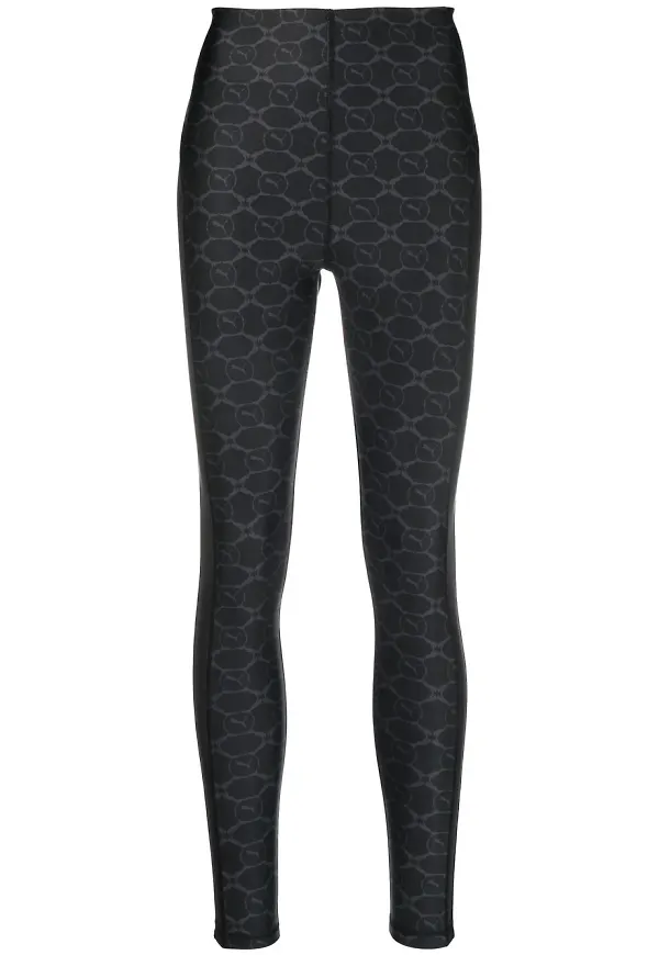 PUMA leggings med monogram - Svart