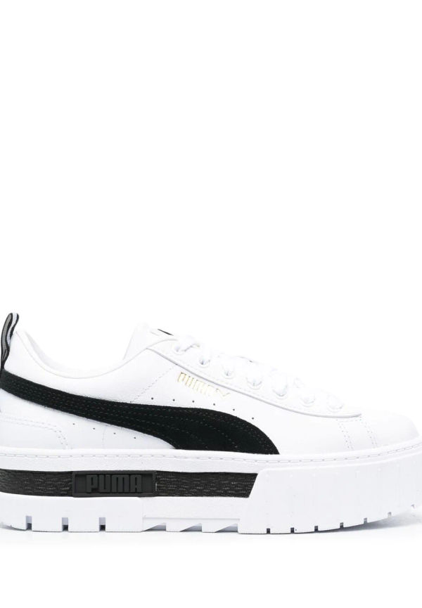 PUMA låga platåsneakers - Vit