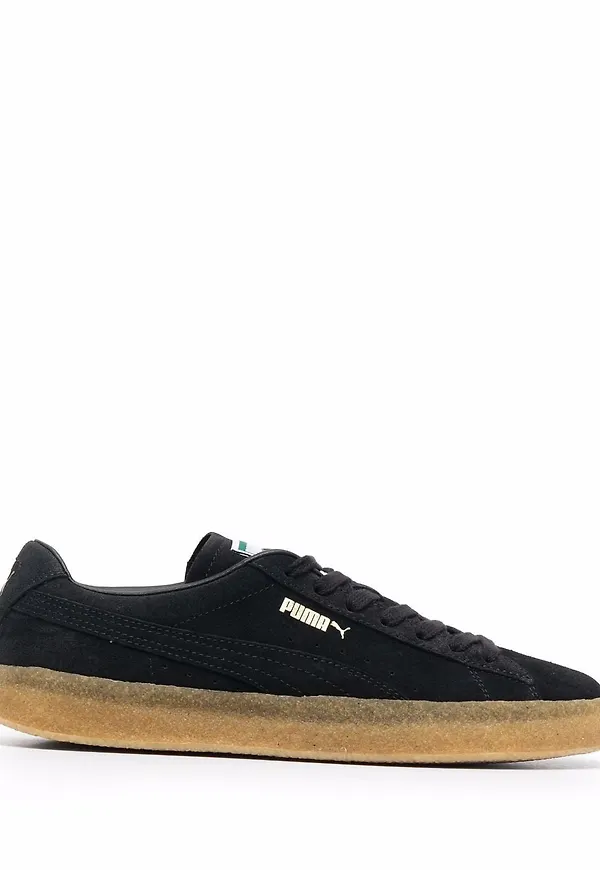 PUMA låga sneakers i mocka - Svart
