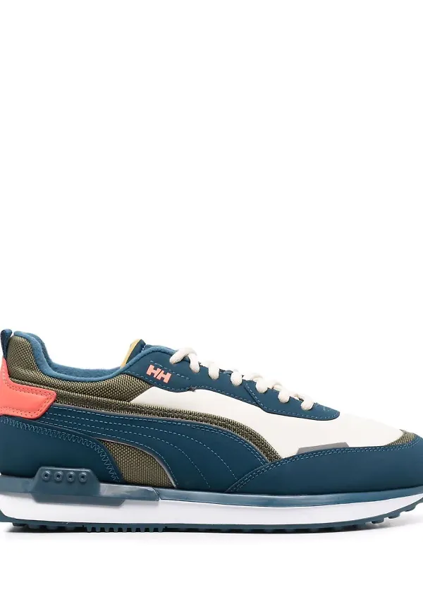 PUMA låga sneakers med färgblock - Blå
