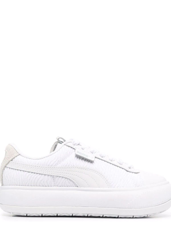 PUMA låga sneakers med logotypmärke - Vit