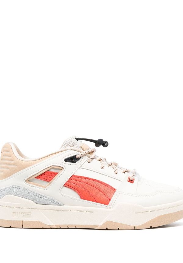 PUMA låga sneakers med panel - Neutral